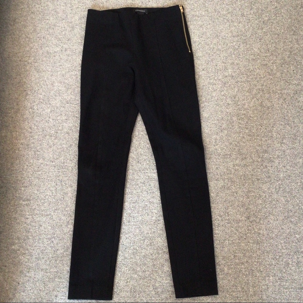 Club Monaco Black Slim Ankle Pants with Side Zip